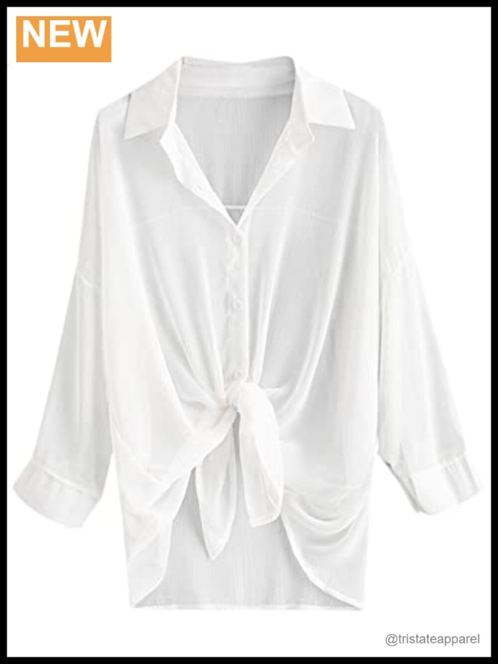 Women's Swim Cover Up Button Down Shirt Long Sleeve Loose Beach Dress
